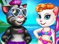 Logħba Angela U Tom Beach Vacation  onlajn