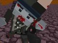Logħba Combat Pixel Vettura Zombies  onlajn