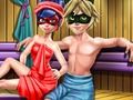Logħba Flirting tas-Sauna bit-tikek  onlajn