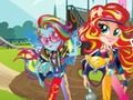 Logħba Bniet minn Equestria. Logħob tal-Ħbiberija: Motocross  onlajn