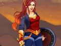 Logħba Amazon Warrior Wonder Woman Dress Up onlajn