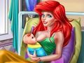 Logħba Princess Mermaid: Twelid tal-Omm  onlajn