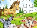 Logħba Puzzle tal-Annimali tar-Razzett  onlajn