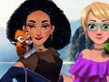 Logħba Jasmine u Rapunzel fil-post tal-kampeġġ  onlajn