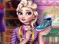 Logħba Disinn ta 'Sneakers Princess Frozen  onlajn