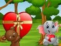 Logħba Jigsaw Pets ta 'Valentine Ħelu  onlajn