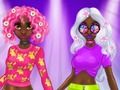 Logħba Princess Inkredibbli Spring Neon Hairstyles onlajn