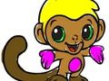 Logħba Lura l-Iskola: Koloranti Monkey  onlajn