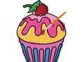 Logħba Koloranti tal-Cupcake Yummy  onlajn