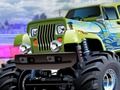 Logħba Monster Truck Beach Surfing onlajn