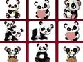 Logħba Sfida ħelu tal-memorja tal-panda onlajn