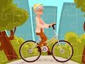 Logħba Jigsaw Riding Happy Bike  onlajn