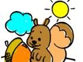 Logħba Ktieb Koloranti Squirrel  onlajn