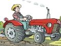 Logħba Puzzle tat-Trattur tal-Cartoon  onlajn