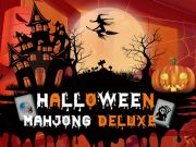 Logħba Halloween Mahjong Deluxe onlajn