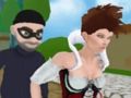 Logħba Princess Subway Run - Wild Rush vs Robber onlajn