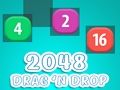 Logħba 2048 drag 'u drop  onlajn