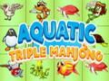 Logħba Mahjong triplu akkwatiku  onlajn