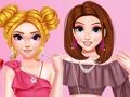 Logħba Ilbies ta 'Fuq Ruffle Crop Top  onlajn
