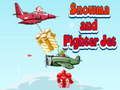 Logħba Snowman u Fighter Jet  onlajn