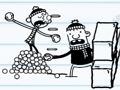 Logħba StickMan Snow Ġlieda  onlajn