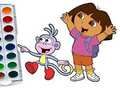 Logħba Ktieb tal-Kulur ta' Dora The Explorer  onlajn