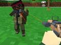 Logħba Blocky Zombie U Vetturi Shooting  onlajn