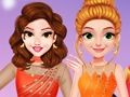 Logħba Princesses Dress Up Skating Ice Up onlajn