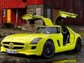 Logħba Mercedes-Benz SLS E-Cell Puzzle onlajn