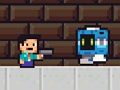 Logħba Noob Super Agent vs Robots onlajn
