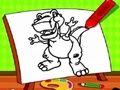 Logħba Dinosaur Easy Kids Kulur  onlajn