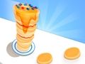 Logħba Pancake Tower 3d onlajn