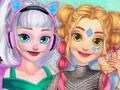 Logħba Elsa u Rapunzel Future Fashion  onlajn