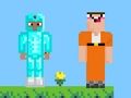 Logħba Noob vs pro 2 jailbreak onlajn