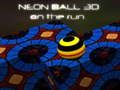 Logħba Neon Ball 3d fuq il-ġirja  onlajn