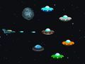 Logħba UFO Spazjali Shooter  onlajn