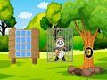 Logħba Salva l-Panda Explorer  onlajn