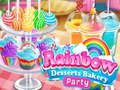 Logħba Rainbow Deserts Bakery Party onlajn