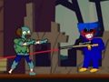 Logħba Huggy wuggy vs zombies onlajn