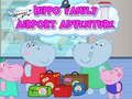 Logħba Avventura Ajruport Familja Hippo  onlajn
