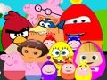 Logħba Karattri Cartoons Famużi Bajd  onlajn