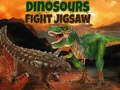 Logħba Dinosaurs Ġlieda Jigsaw  onlajn