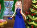 Logħba Elsa Frozen Milied Dress up  onlajn