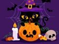 Logħba Grumpy Halloween Qtates Jigsaw  onlajn