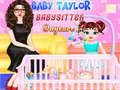 Logħba Baby Taylor Babysitter Daycare onlajn