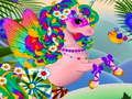 Logħba Glitter Unicorn Dress Up Girls onlajn