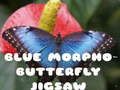 Logħba Blue morpho farfett jigsaw onlajn
