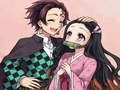 Logħba Nezuko jigsaw puzzle onlajn