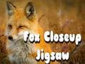 Logħba Fox closeup jigsaw onlajn