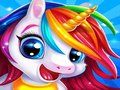 Logħba Mudell Unicorn Dress Up  onlajn